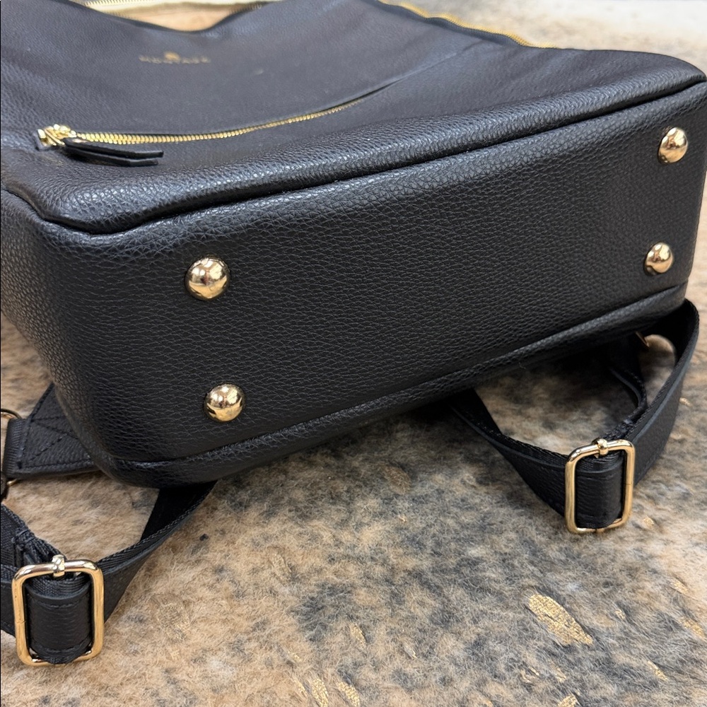 MONTAGE Black vegan cork leather convertible backpack and everyday bag LIKE NEW - Picture 2 of 8